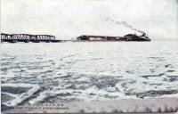 Корсаков - Южный порт.Вид на железный мост южного пирса