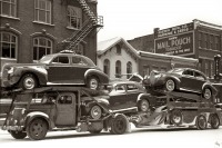 Ретро автомобили - Американские машины на улицах