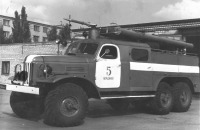 Ретро автомобили - Послевоенные годы: пожарный ЗИЛ-157