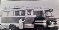 Ретро автомобили - Автобус-мастерская ТА-942Т комбината бытового обслуживания