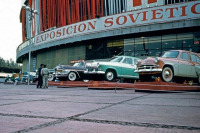 Ретро автомобили - Выставка советских автомобилей в Мехико