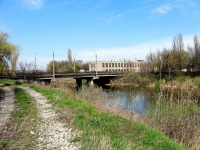Луганск - Мост через р.Лугань на старом вокзале.