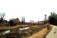 Луганск - Один из мостов через Лугань.