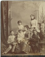Россия - Русская городская семья  1887 год
