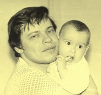Житомир - Я с сыном Дмитрием. 8 месяцев.1985г.