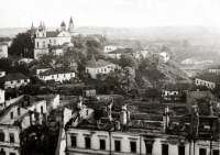 Житомир - Панорама Замкової Гори з дзвіниці Спасо-Преображенського кафедрального собору.