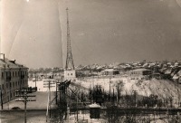 Рославль - На снимке С.А. Дука - вид на Бурцевц гору крыши или верхнего этажа здания почты. 50-е - 60-е гг XX века. Фото из личного архива Виктора Климова.