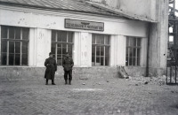 Чернигов - Железнодорожный вокзал станции Чернигов во время немецкой оккупации 1941-43 гг в Великой Отечественной войне