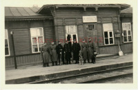 Железнодорожный вокзал станции Плосская во время немецкой оккупации 1941-43 гг в Великой Отечественной войне