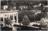 Кисловодск - Каскадная лестница, вид на Ребровую балку, 1950-е годы