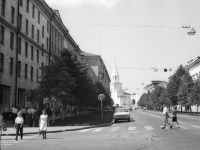 Казань - Улица Ленина и Казанский кремль.