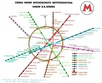 Москва - Старые схемы Московского метрополитена