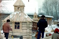 Москва - Бирюлёвский дендропарк. Деревянный домик (1977)