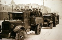 Москва - Улица Горького в районе Пушкинской площади 1941, Россия, Москва,