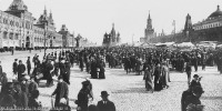 Москва - Вербное воскресенье на Красной площади 1913, Россия, Москва,
