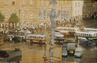 Москва - Движение по площади 50-летия Октября (Манежной) 1959, Россия, Москва