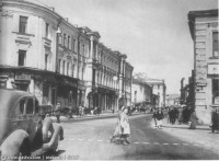 Москва - Улица Горького от Советской площади 1937, Россия, Москва,