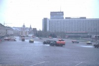 Москва - Моют Васильевский спуск после демонстрации 1 мая 1982, Россия, Москва,
