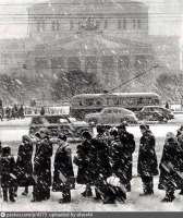 Москва - Зима 50-х 1956—1957, Россия, Москва,