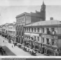 Москва - Никольская улица у аптеки Феррейна 1911—1917, Россия, Москва,