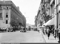 Москва - Тверская улица в сторону Страстной площади 1938, Россия, Москва,