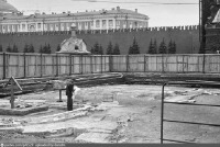 Москва - Раскопки перед воссозданием Казанскогo собора 1990, Россия, Москва,