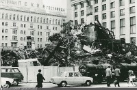 Москва - Площадь Маяковского. Разрушенный театр «Современник» 1974, Россия, Москва,
