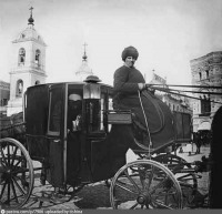 Москва - Конный экипаж на Красной Площади 1904, Россия, Москва,