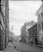 Москва - Мокринский переулок. Вид со стороны Москворецкой улицы 1940—1941, Россия, Москва,
