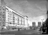 Москва - 1-я Мещанская улица. Крестовские водонапорные башни 1938, Россия, Москва,