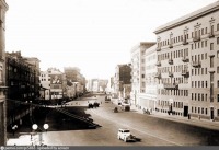 Москва - 1-я Мещанская улица. Вид в сторону центра 1939—1941, Россия, Москва, ЦАО,