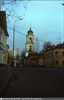 Москва - Улица Жданова около Рождественского монастыря 1986, Россия, Москва,