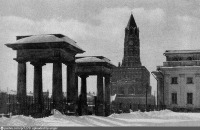 Москва - Сухарева башня зимой 1929, Россия, Москва,