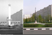 Москва - Обелиск в Измайлове в честь 30-летия Победы над Германией