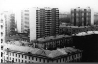 Москва - Первомайская улица, дом 110. Вид с крыши на северо-запад