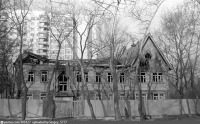 Москва - Дом причта храма Воскресения Христова в Сокольниках после пожара