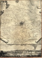  - Старая карта Москвы - 1760-ые года