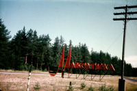 Максатиха - Конструкция с названием посёлка на въезде в Максатиху.