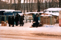 Алексин - Город Алексин. Рынок.  2000 год.