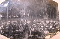 Болохово - Конференция учителей Болоховского района в городском парке 1938 год