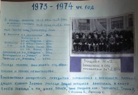 Болохово - Сельское училище г. Болохово. 1974 год.    Страничка из фотоальбома  истории училища