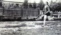 Болохово - Сельское училище г. Болохово. 1958 год  Спортсменка на дистанции