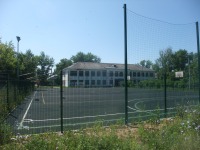 Болохово - Спортплощадка перед школой №3 в 2014 году.
