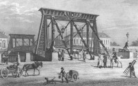 Санкт-Петербург - Египетский мост первая половина XIX века.