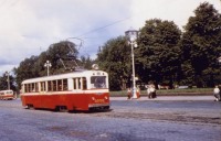 Санкт-Петербург - Трамвай около Эрмитажа