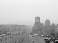 Санкт-Петербург - Сенная площадь.Конец 50-ых. Начало сноса церкви.