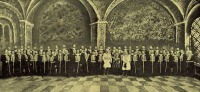 Санкт-Петербург - Фото оркестра Императорского Мариинского театра в 1903 году костюмированный бал Императорского Русского суда.