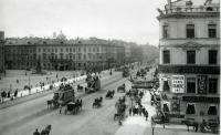 Санкт-Петербург - Невский проспект перед Казанским собором 1896