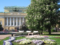Санкт-Петербург - Екатерининский сад - восстановление исторического цветочного оформления