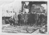 Горно-Алтайск - Бригада строителей СМУ-7 в 1963 году.
